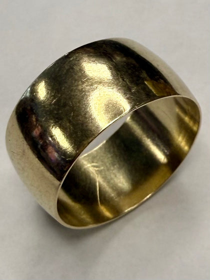 9ct Gold Wedding Band Size S