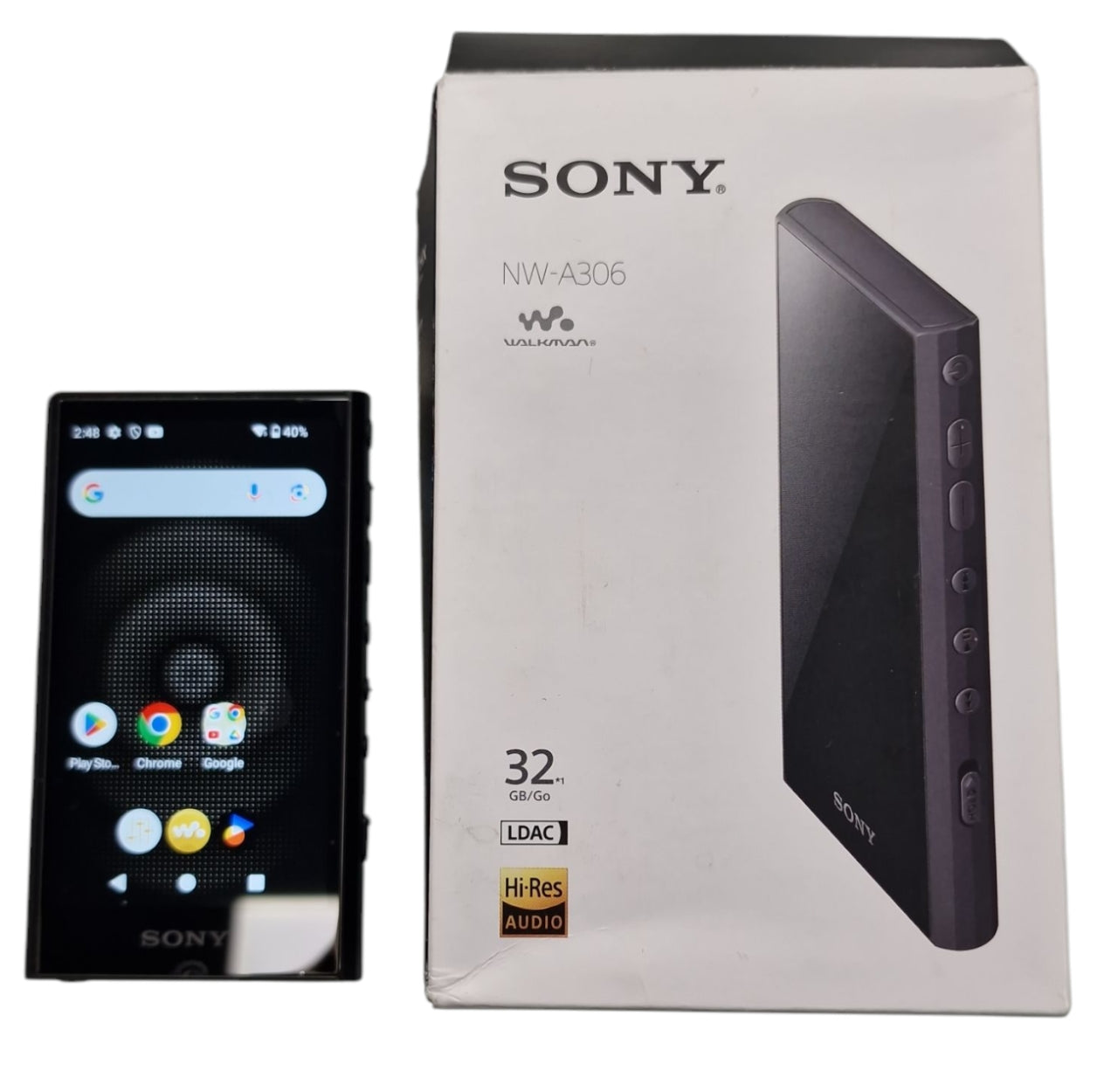 Sony NW-A306 Hi-Res Android Digital Audio Player – Black