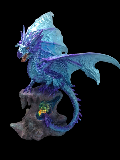 Blue dragon LED statute Decorative Ornament **BRAND NEW BOXED**
