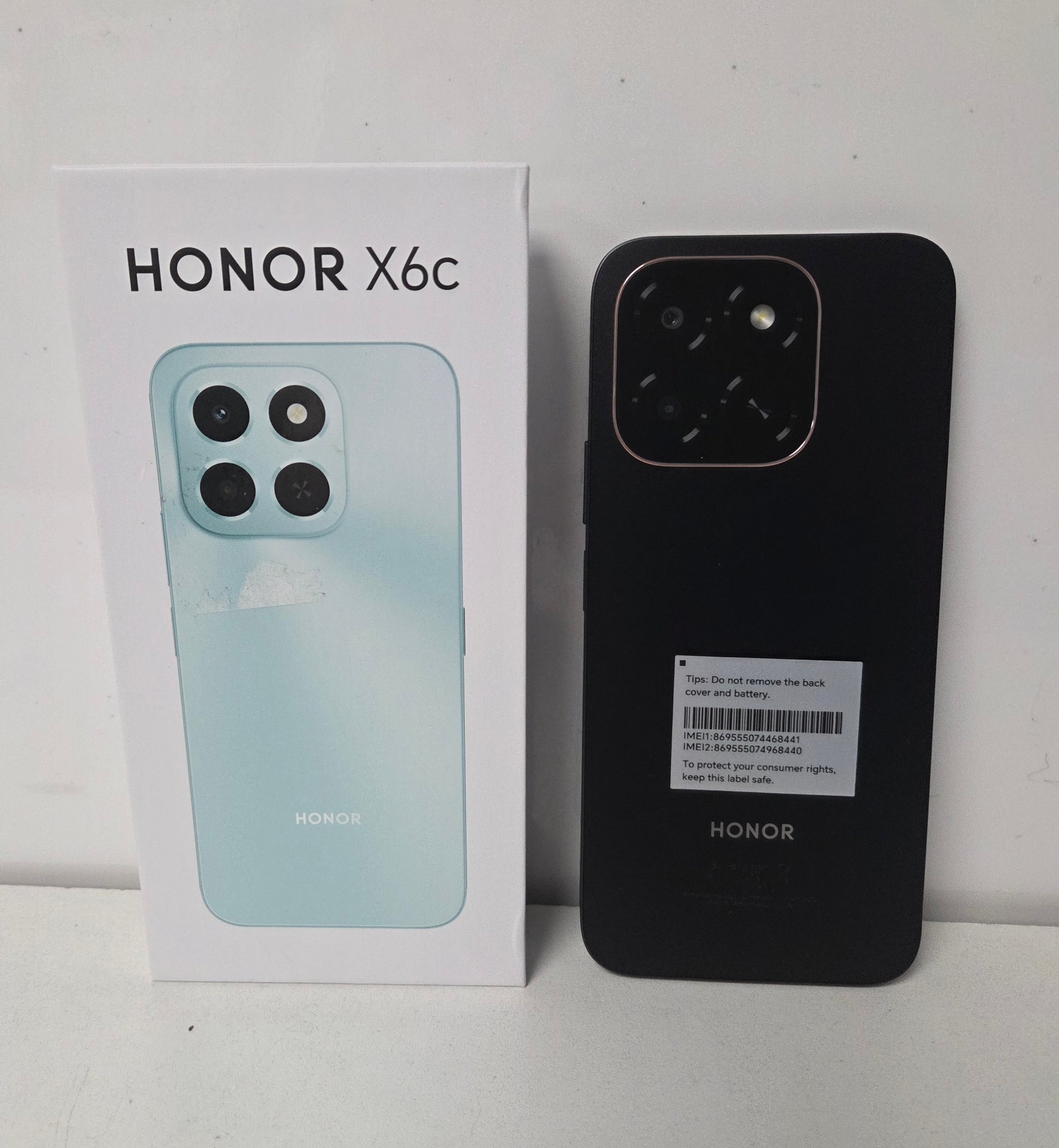 HONOR X6c 128GB Mobile Phone Midnight Black - Unlocked
