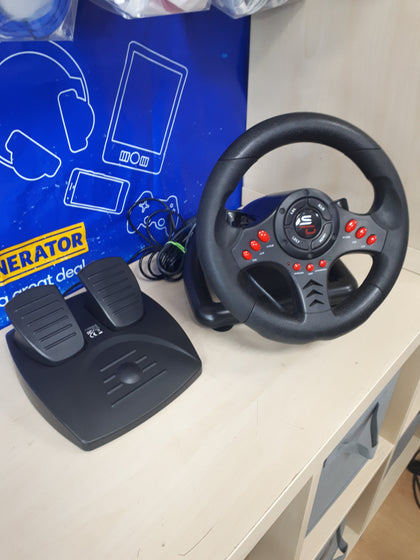 Superdrive Sv400 Racing Wheel + Pedals Pc Ps4 Switch Xbox Video Game.
