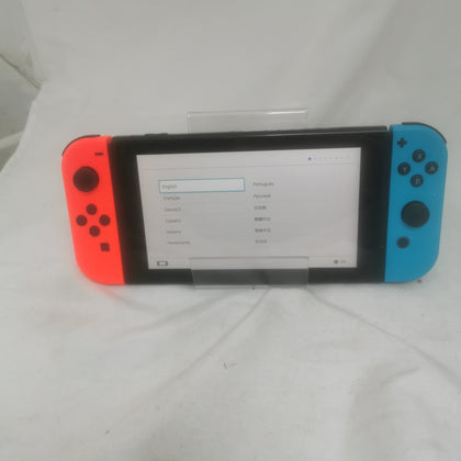 Switch Console, 32GB HAC-001-01 + Neon Red/Blue Joy-Con, Unboxed no dock & no back stand charger included