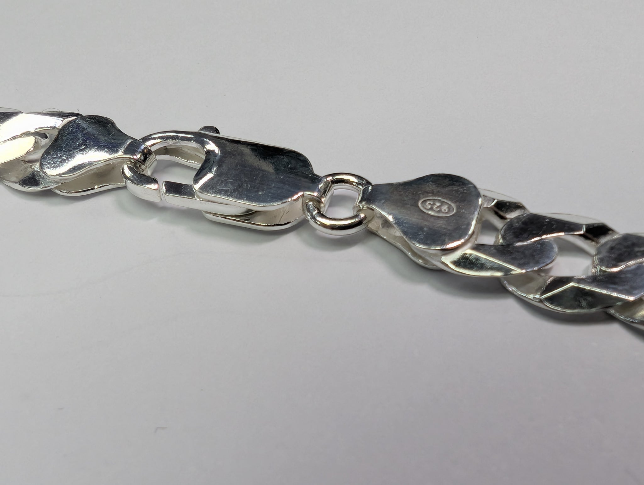 Brand New Heavy 924 Silver Curb Chain