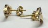 9ct two toned gold stud earrings