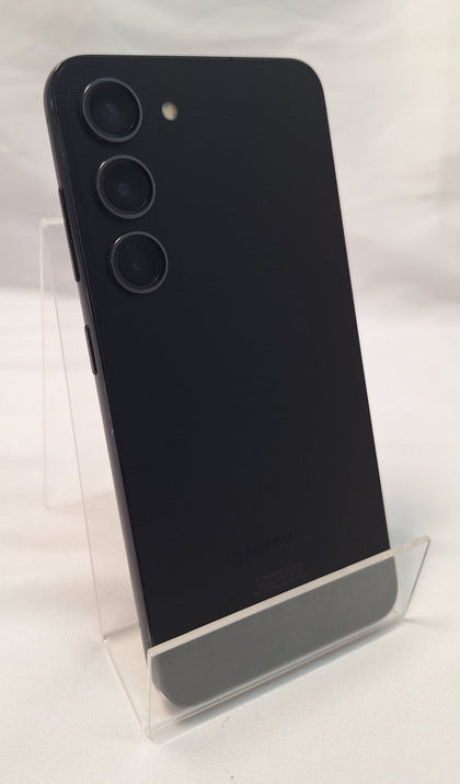 Samsung Galaxy S23 128GB black smartphone unlocked unboxed