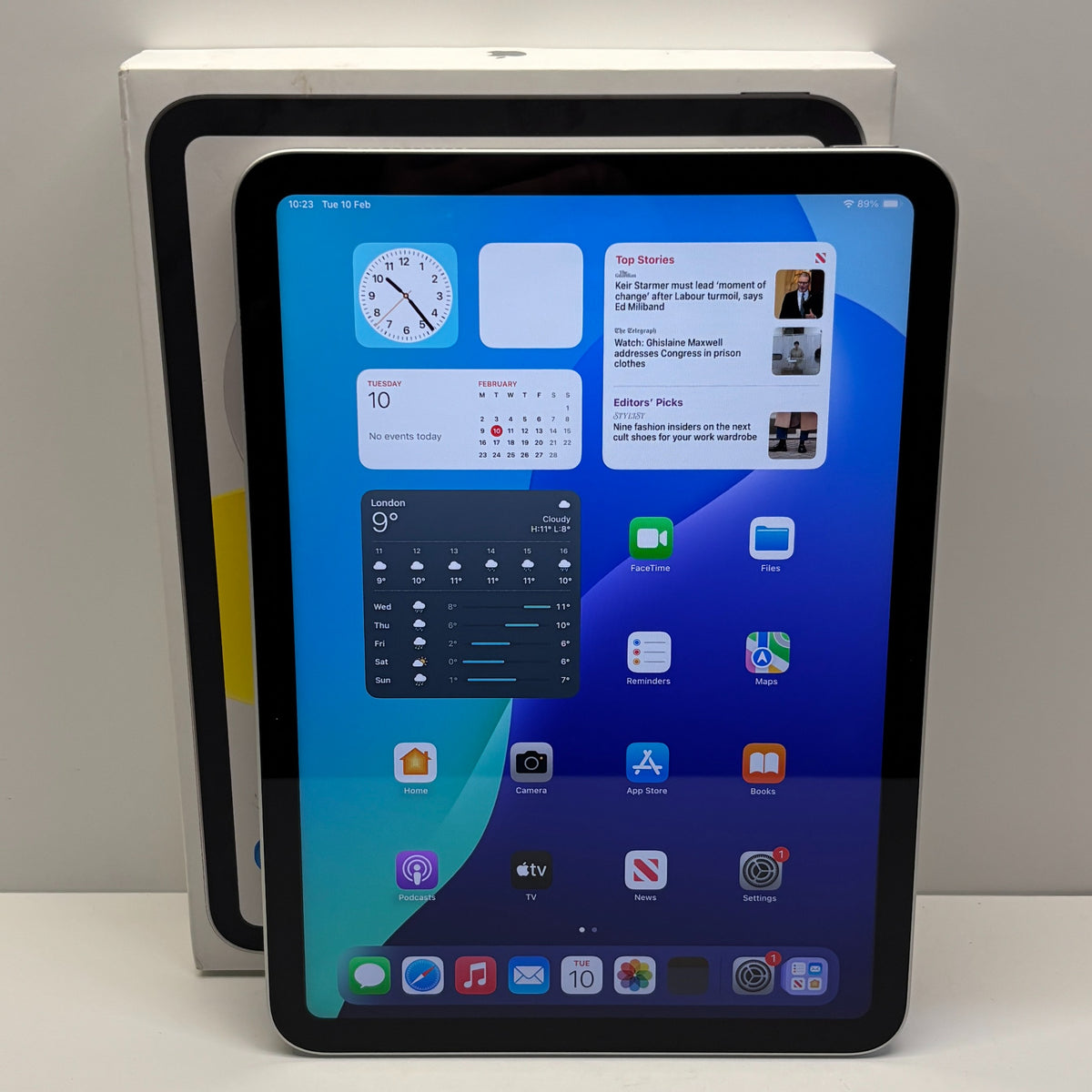 Apple iPad A16 Model A3354 128GB in Silver WiFi Boxed | Cash Generator