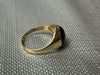 9ct Gold Ring set with Red Stone