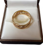 9ct Gold Pattern Ring 3.6g Size-Q