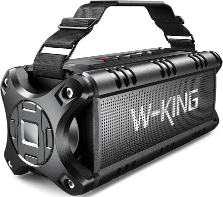 W-King D8 Portable Wireless Bluetooth Speaker Black "Collection Only"