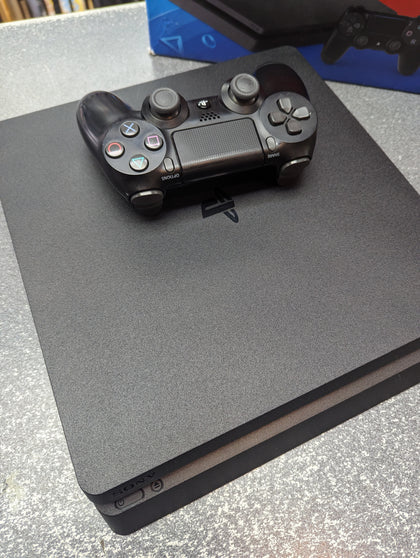 SONY PS4 SLIM BOXED WITH SPIDERMAN GAME PRESTON STORE