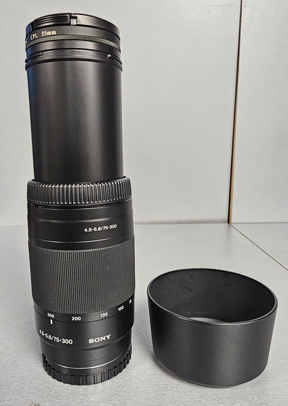 Sony 75-300mm f/4.5-5.6 Compact Super Telephoto Zoom Lens