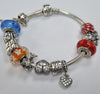 Pandora Snake Bracelet 19cm with 12 charms