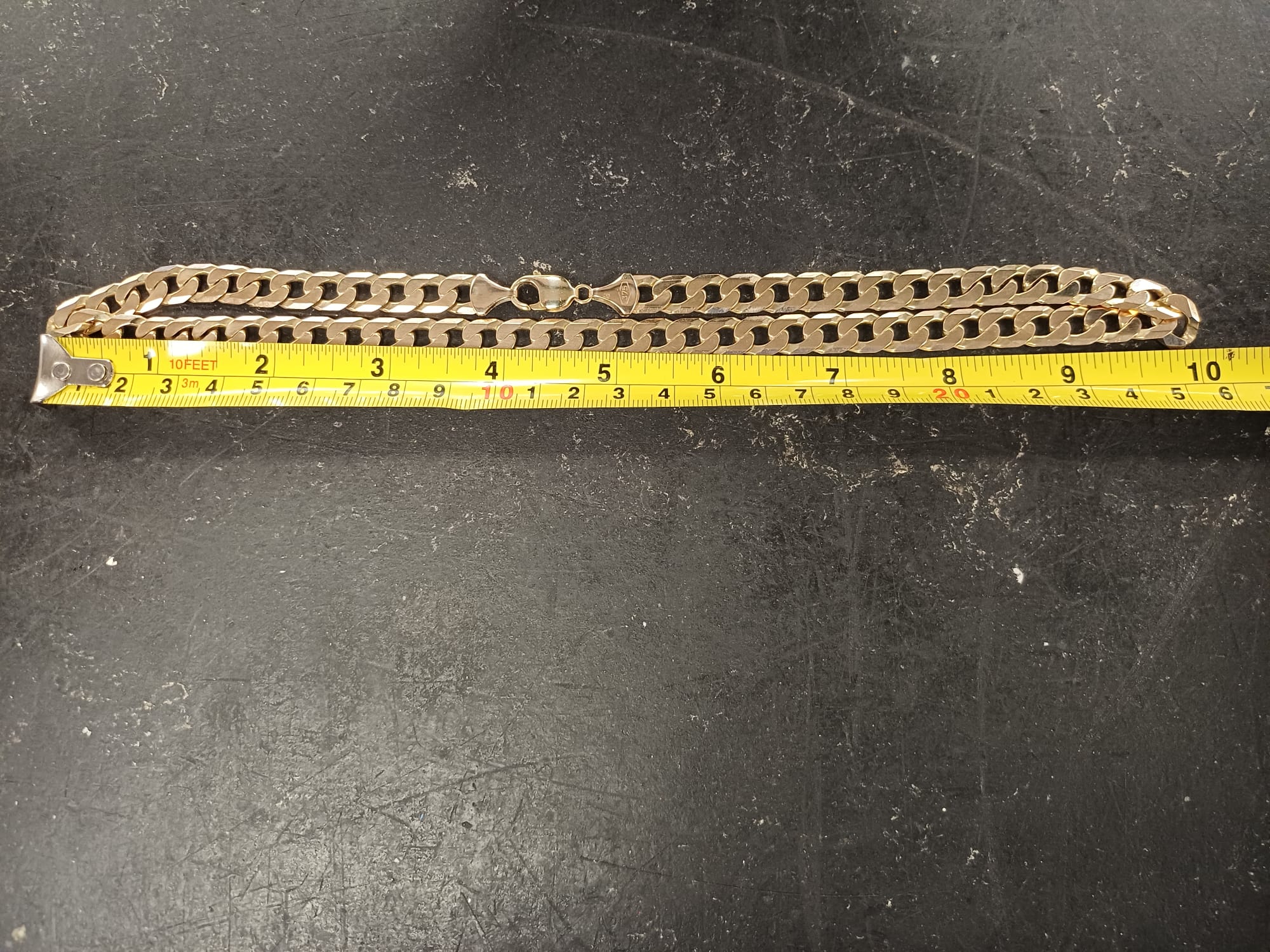 9ct Gold Curb Chain 59.95g