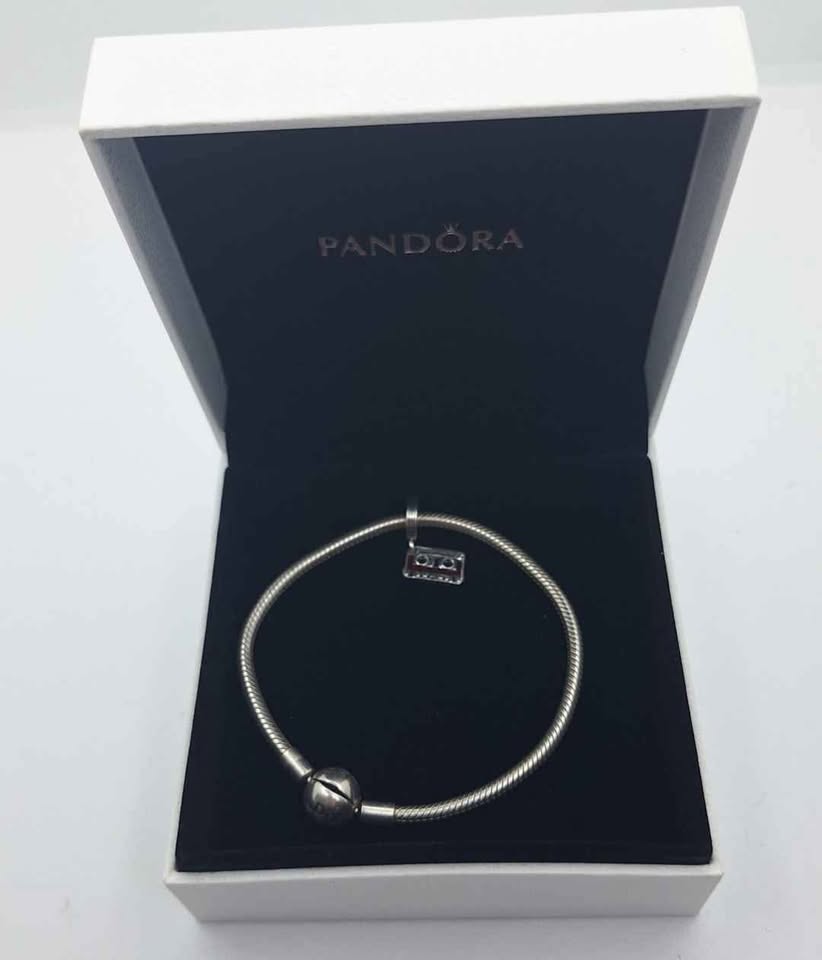 Pandora Sterling Silver Bracelet - Guardians Of The Galaxy Awesome Mix Vol. 1&2 Charm - 18" - Boxed