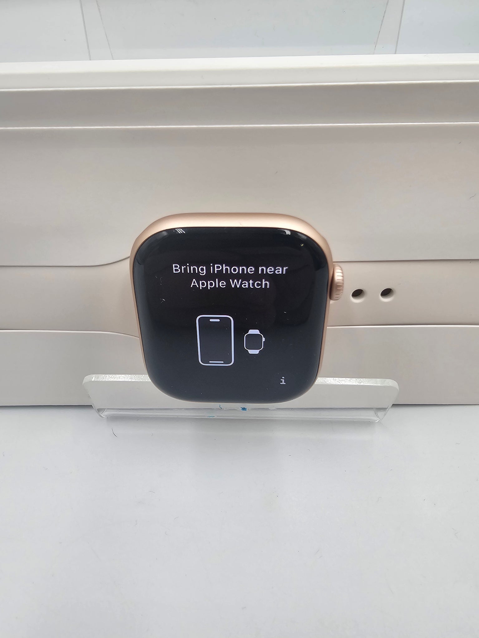 Apple Watch Series 10 (GPS, 46mm) Rose Gold Aluminium Case with Light Blush Sport Band
