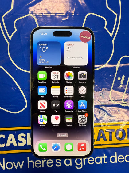 Apple iPhone 14 Pro, 128GB, Silver