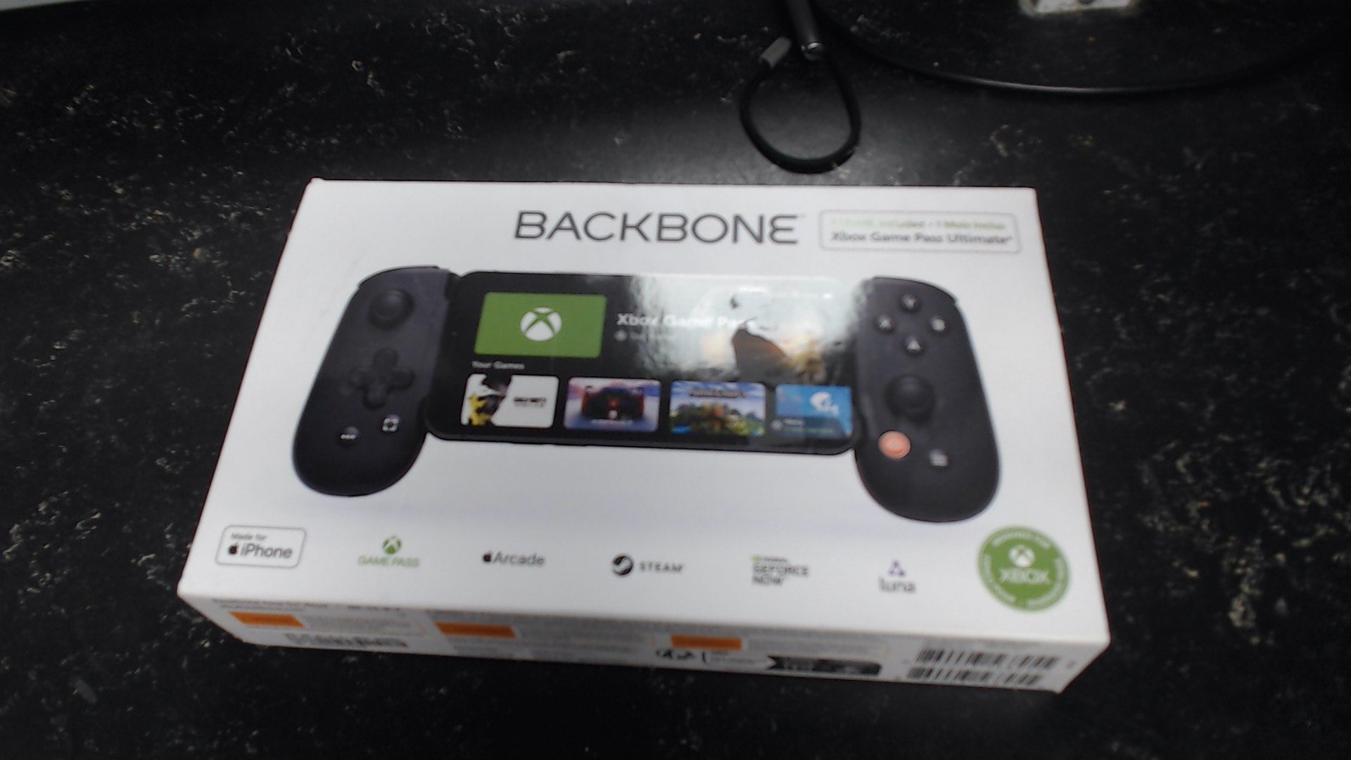 Backbone One Mobile Xbox Gaming Controller For iPhone / IOS (Black)