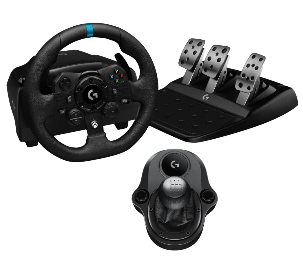 Logitech G923 Racing Wheel, Pedals + Shifter - Xbox / PC
