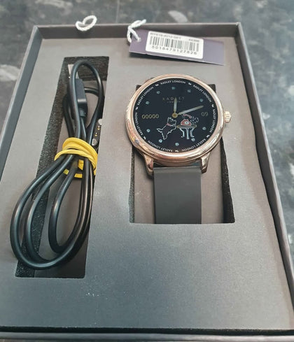 Radley London Series 19 Cobweb Rose Gold Mesh & Black Silicone Smart Watch