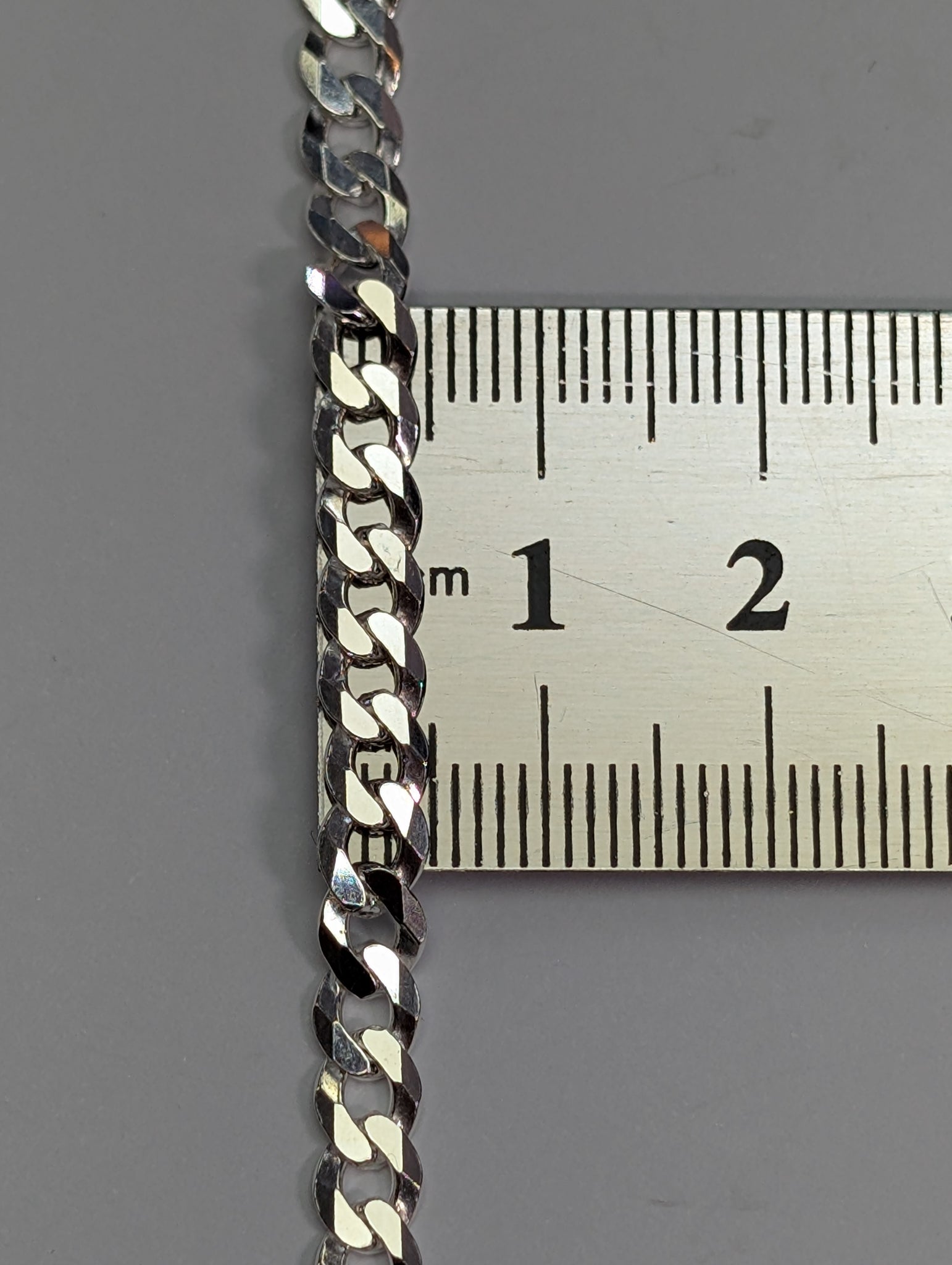 Brand New Silver 925 Curb Chain