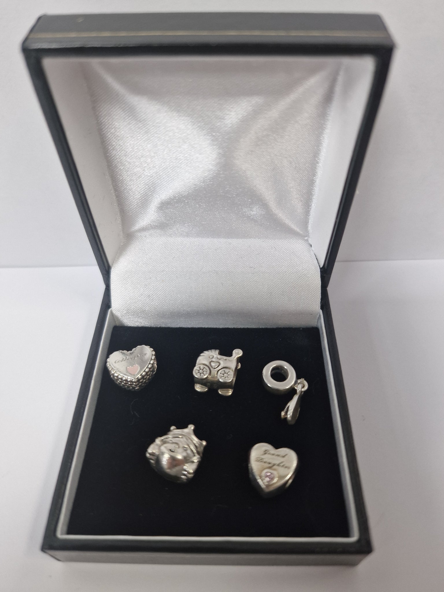 Silver 925 Granddaughter 5 Charm Bundle ALE