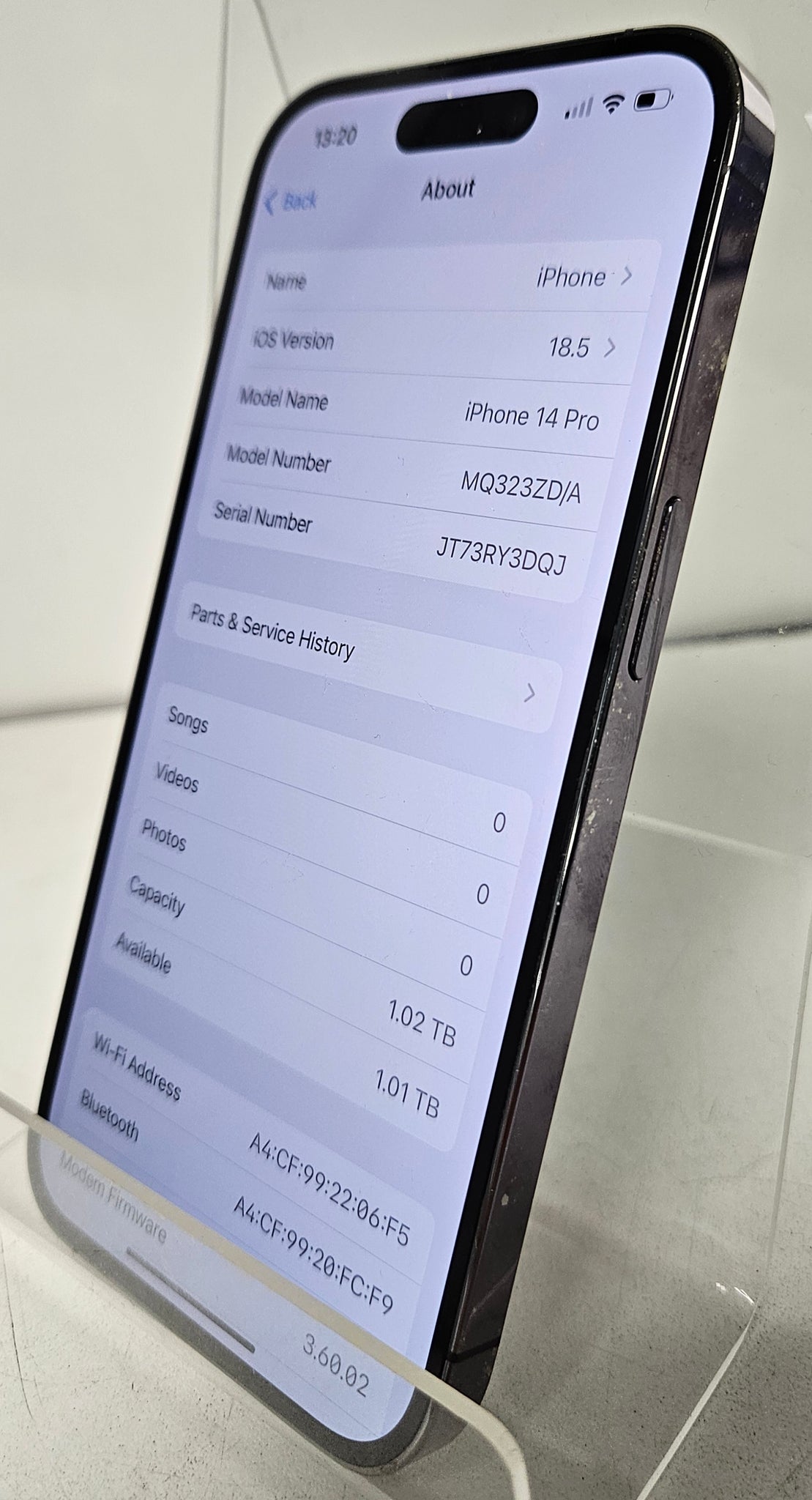 Apple iPhone 14 Pro 1TB Deep Purple - Unlocked *76% Battery Health*