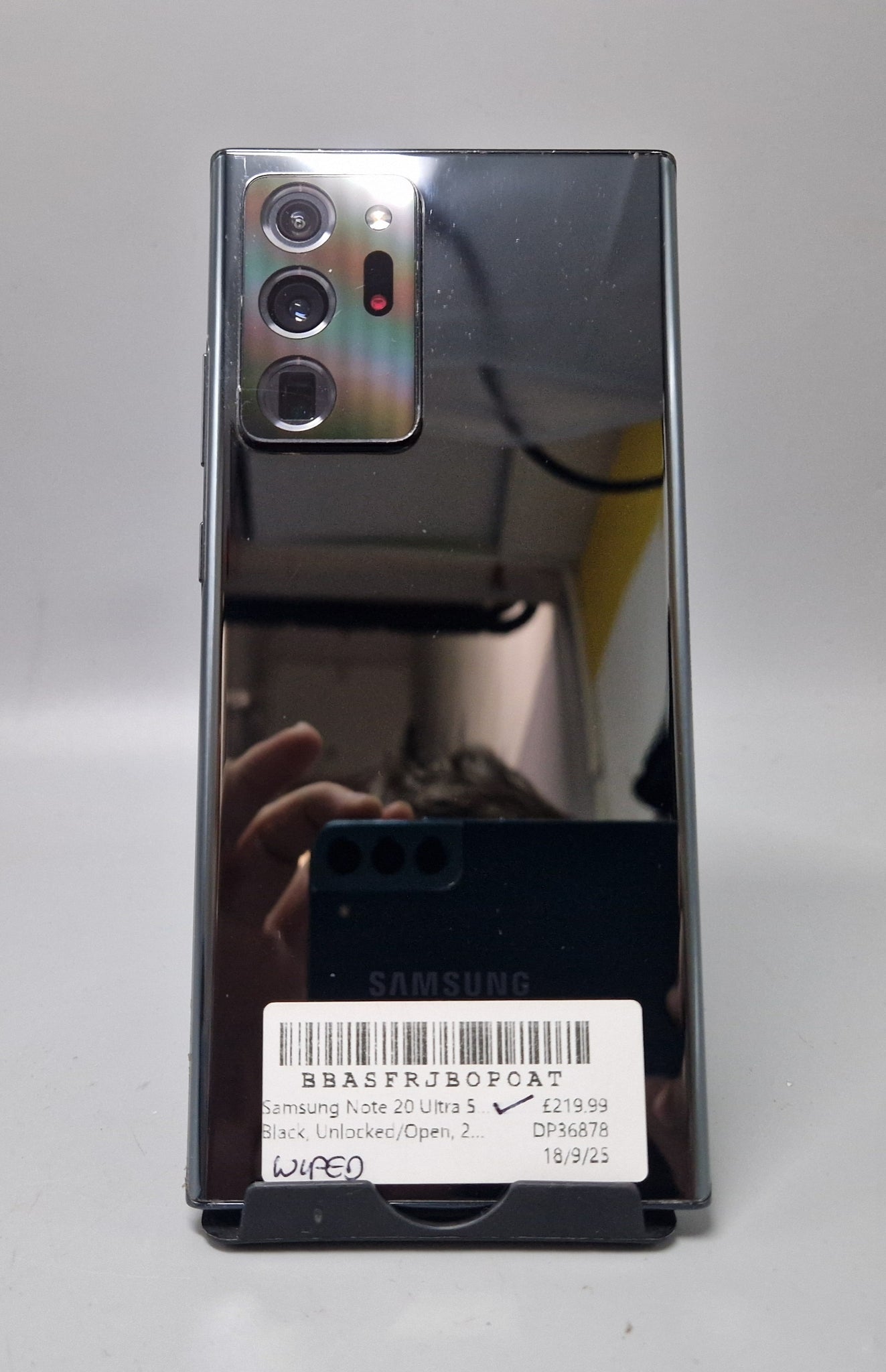 Samsung Note 20 Ultra 5G Dual Sim 256GB Mystic Black, Unlocked