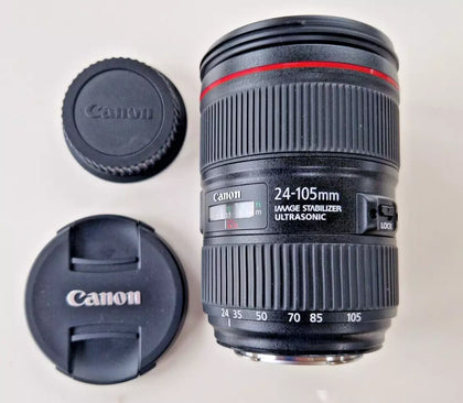 Canon EF 24-105mm f/4L IS USM Black Lens