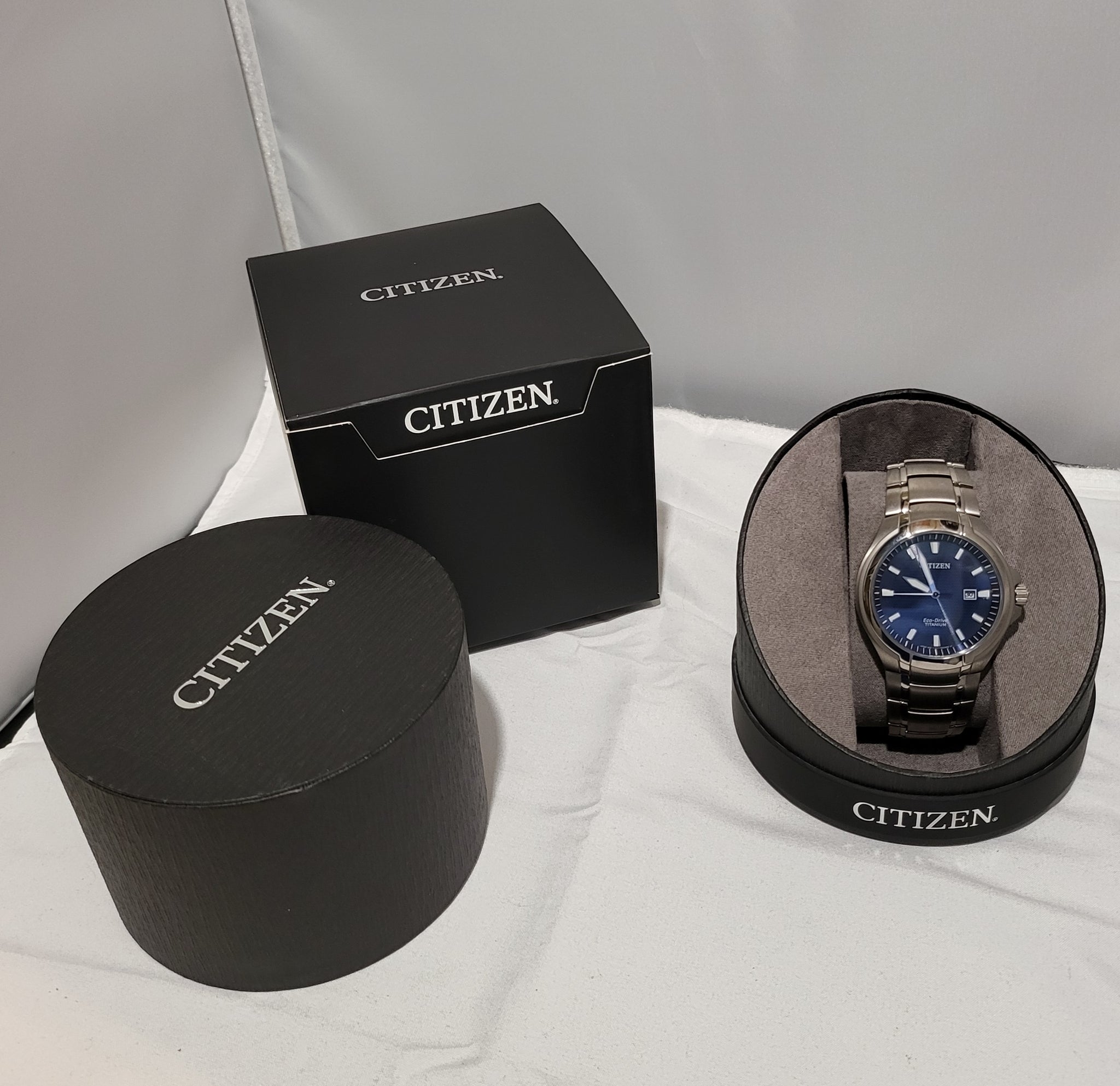 Citizen Super Titanium Blue Dial Watch BM7431-51L