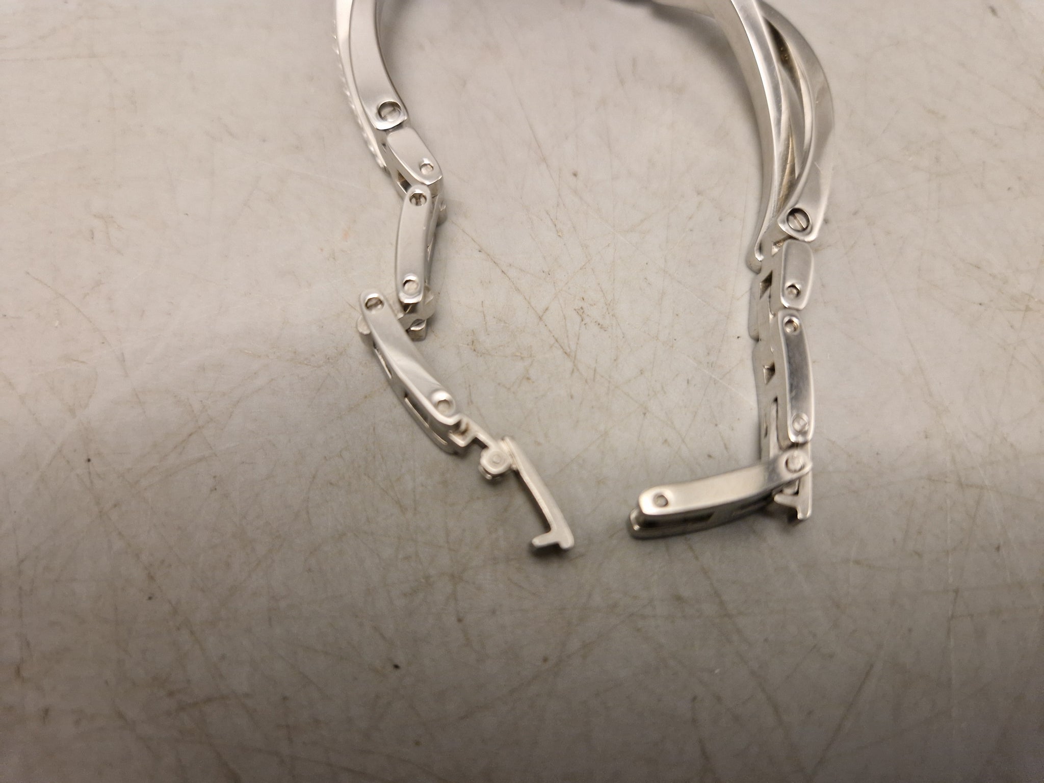 Ladies DKNY Stainless Steel Cross Over Watch