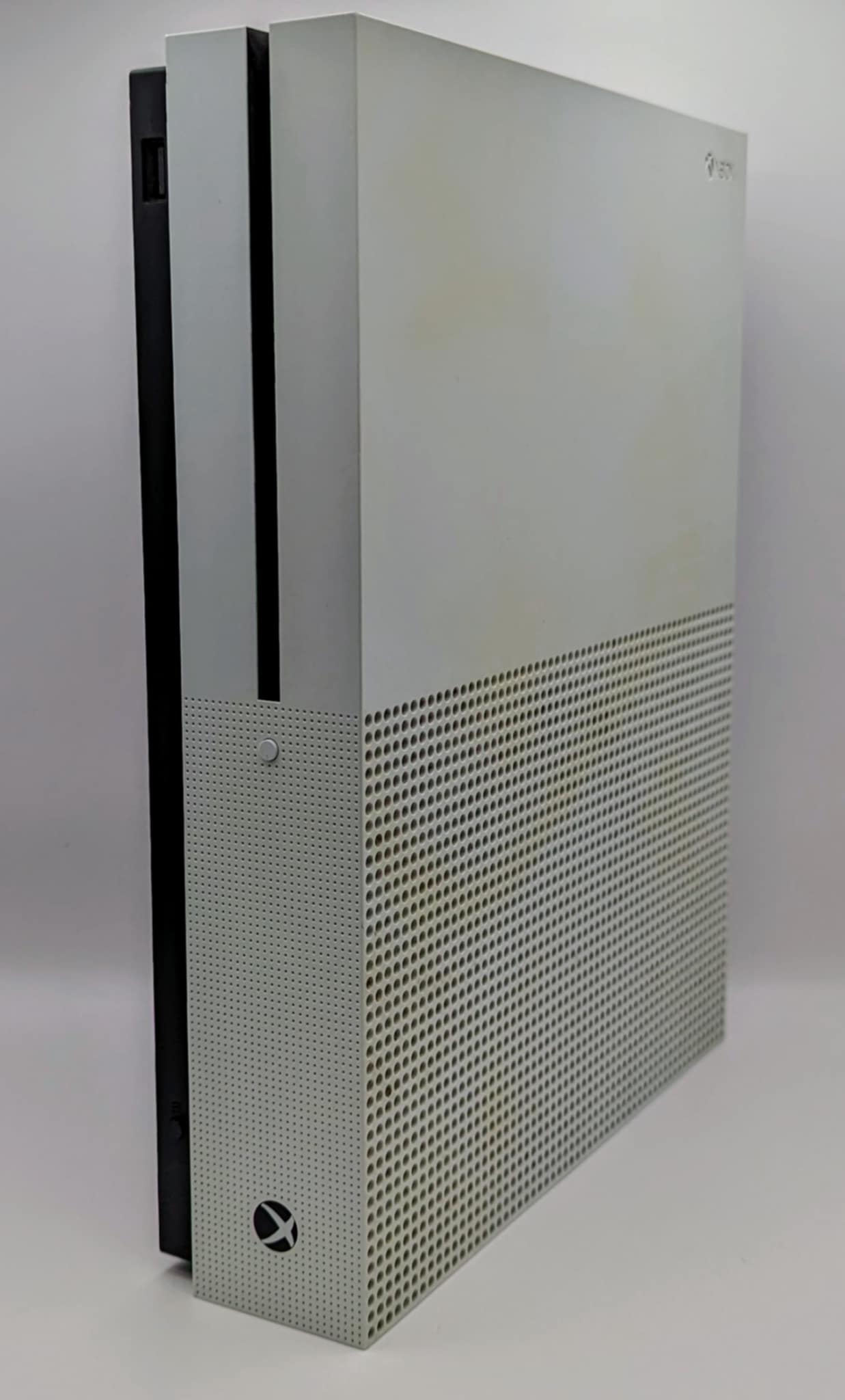 Xbox One S Console, 500GB, White, Unboxed, No Pad, Case Stain