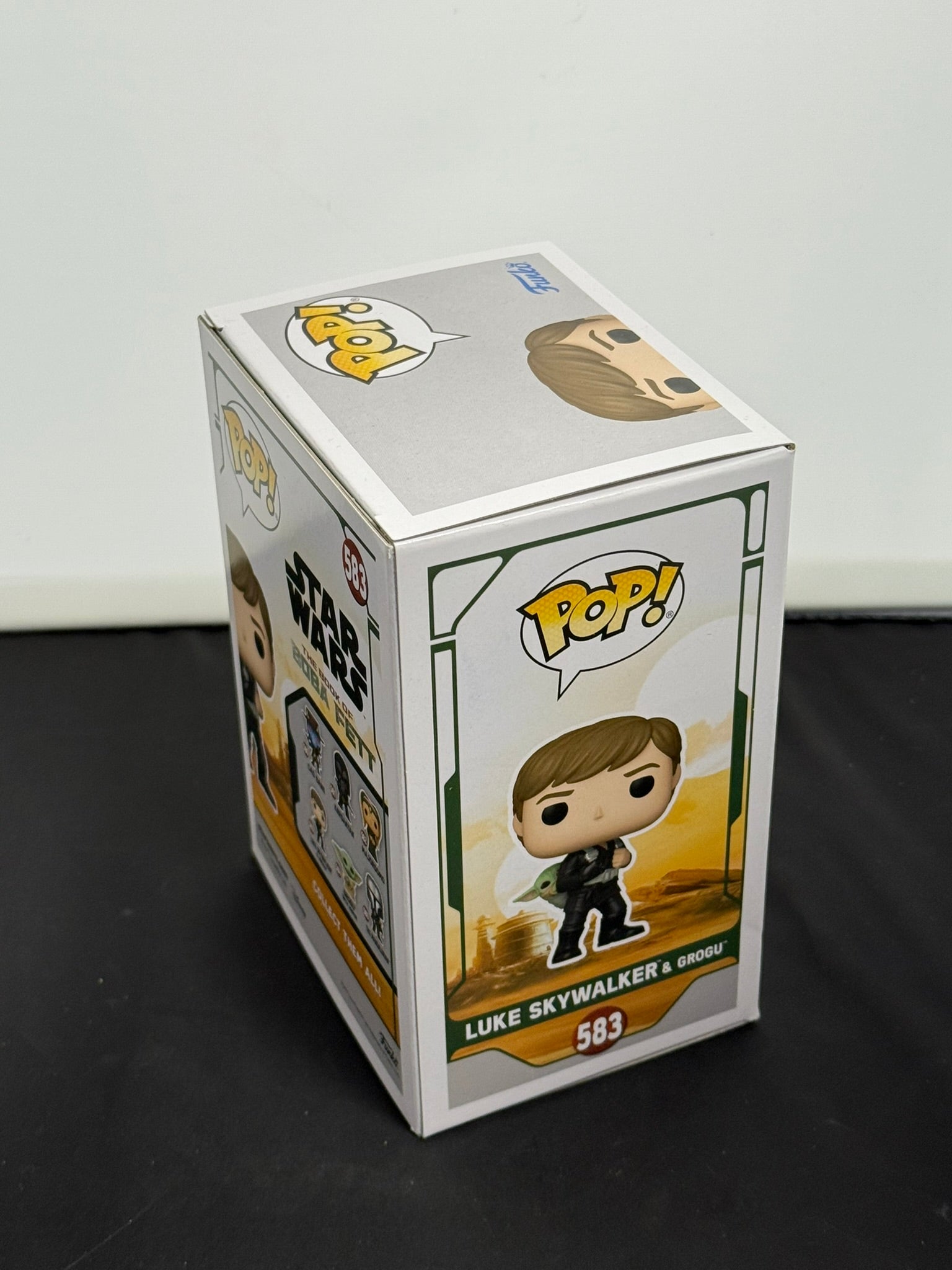 funko pop star wars luke skywalker and grogu 583