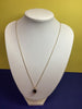 9ct yellow gold necklace with pendant 24"