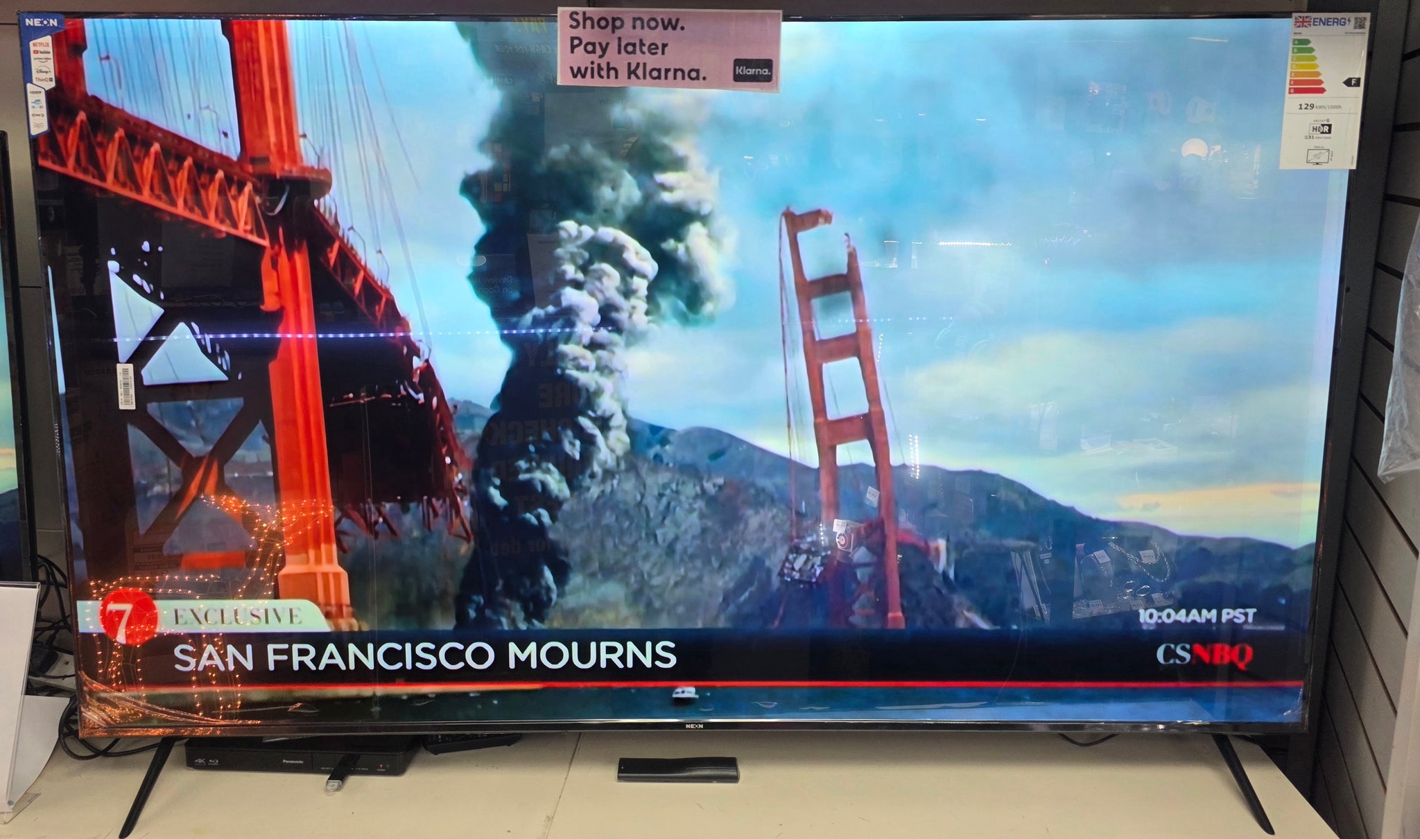 Brand New 4k Neon 75" Smart tv