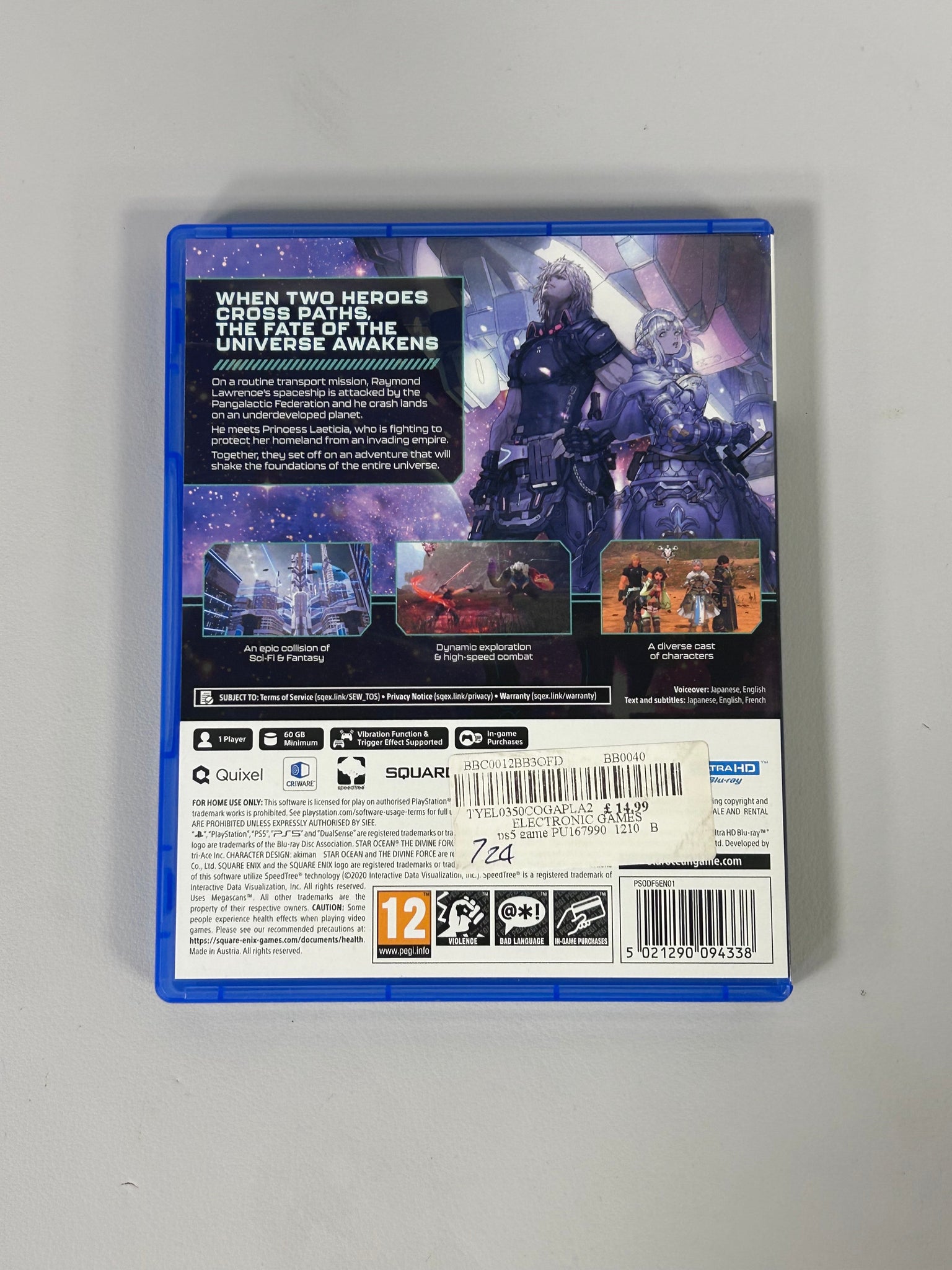 Star Ocean The Divine Force PS5 Game (Collection Only)