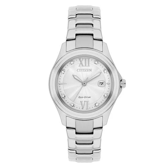 Citizen Eco-Drive Ladies' Silhouette Crystal Bracelet Watch