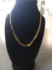 9ct Gold Figaro Chain 18" 6g