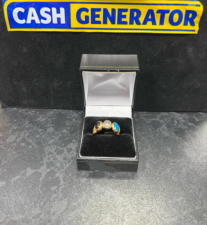 18ct Gold Ring (Size W), 3.85g