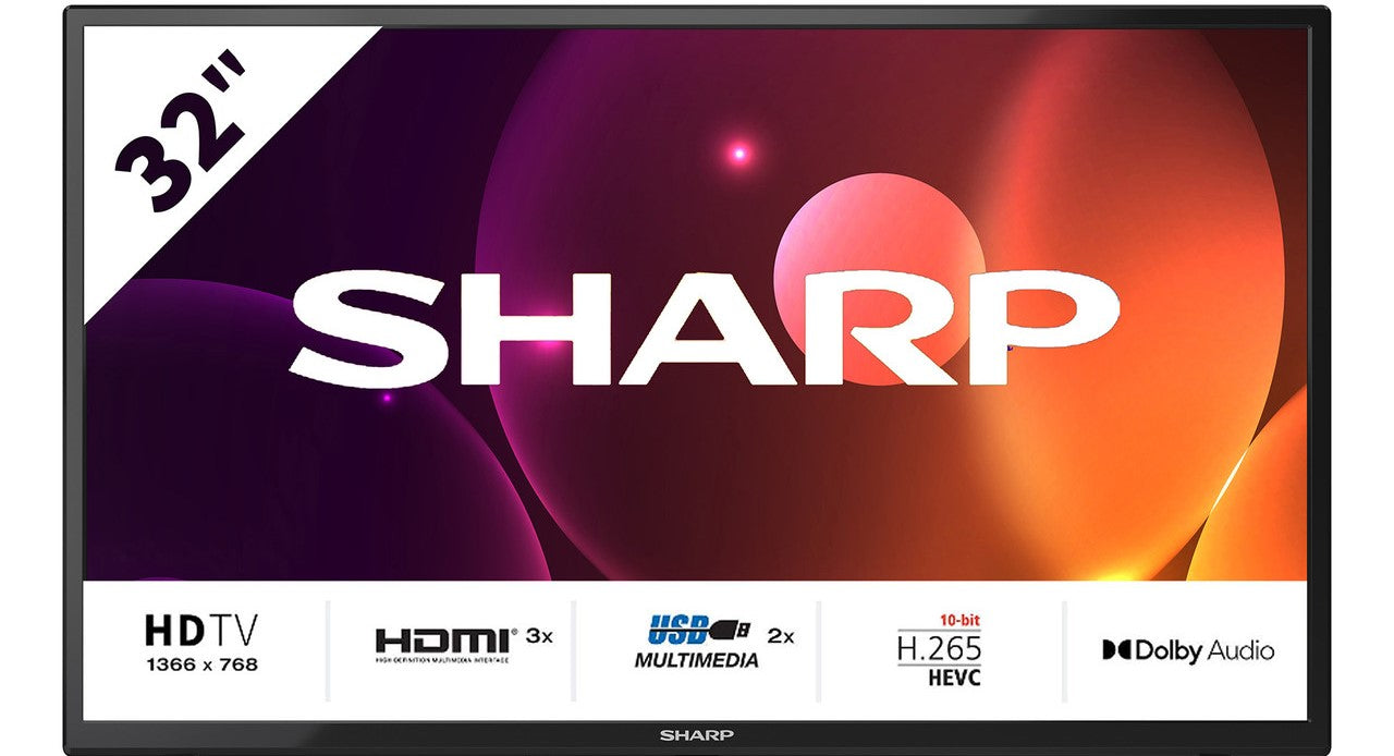 SHARP 32FA2K 32" inch 720p HD Ready LED TV  **Collection Only**