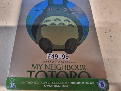 My Neighbour Totoro 1988 Limited Ed. Steelbook Bluray DVD Double Play.