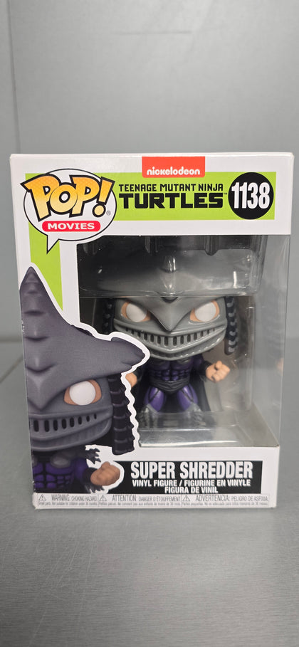 Funko Pop Teenage Mutant Ninja Turtles Super Shredder Metallic #1138 + Protector *collection only*