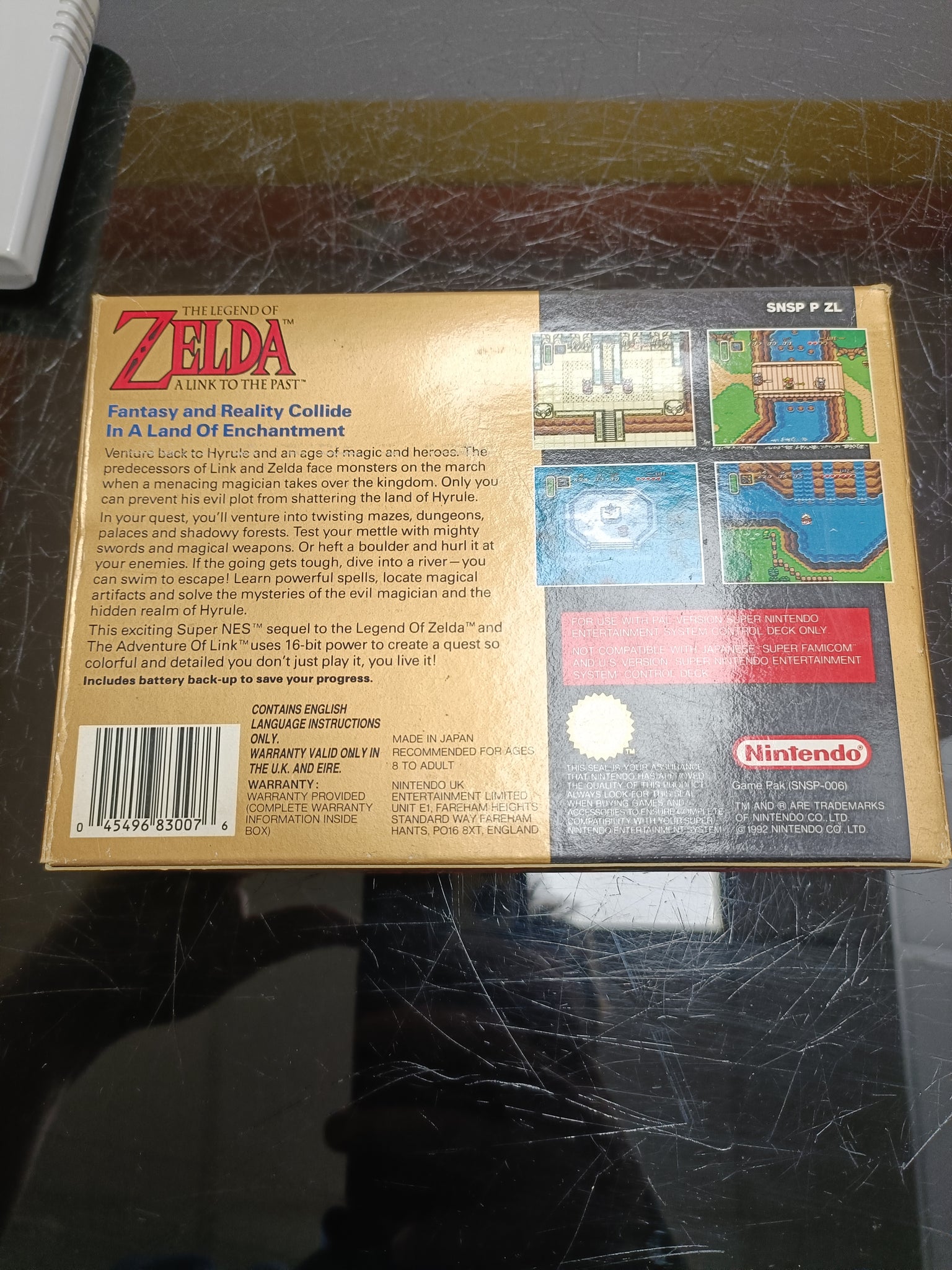 The Legend of Zelda A Link To The Past - SNES Game - Boxed - Great Yarmouth