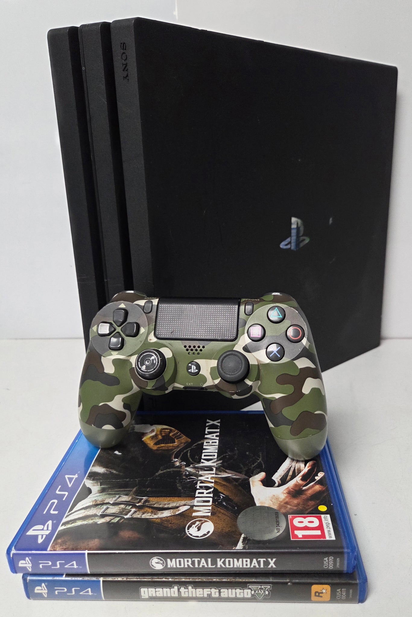 Sony Playstation 4 Pro 1TB Console & 2 Games