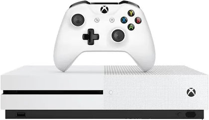 Xbox One S - White  with purple controller