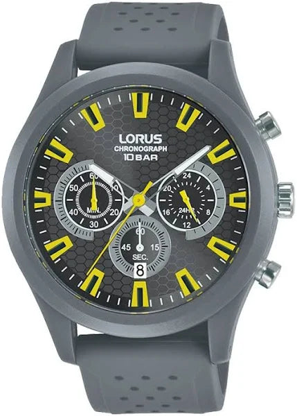 Lorus Mens Sports Chronograph Watch RT377JX9- NEW