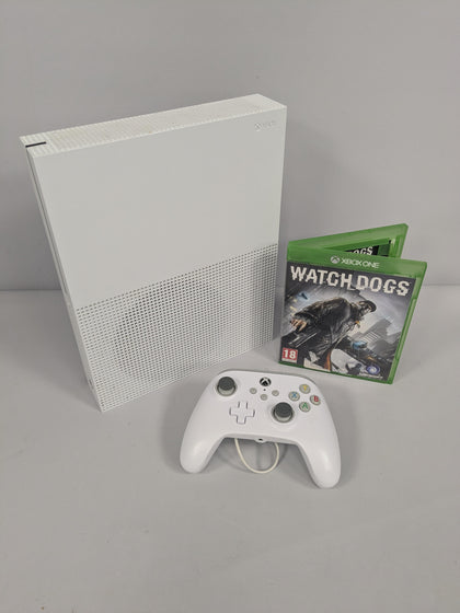 Xbox One S - White 1TB Watchdogs Package