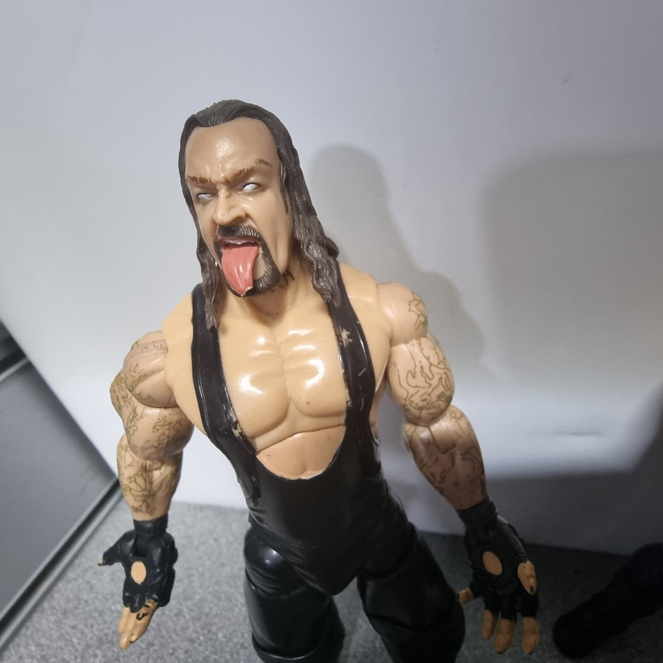 WWE Jakks Deluxe Aggression Undertaker & Sting Battle Arm Figure W/ Pressing Act