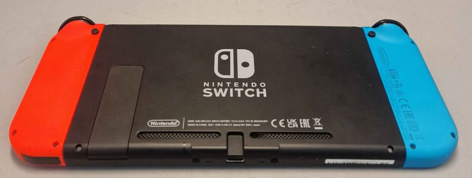 Nintendo Switch Console, 32GB + Neon Red/Blue Joy-Con, Boxed