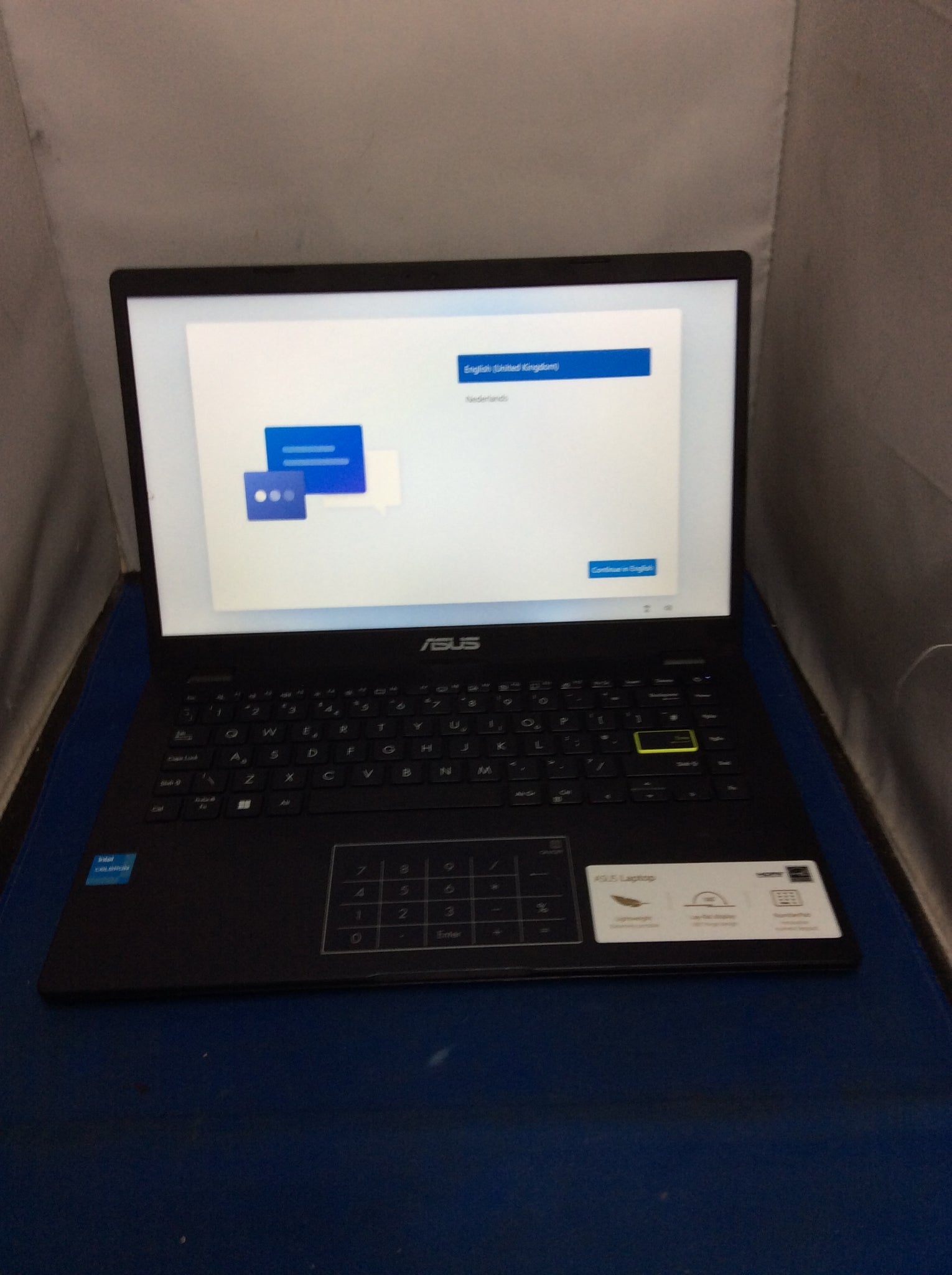Asus Laptop 120GB Storage 4GB Ram