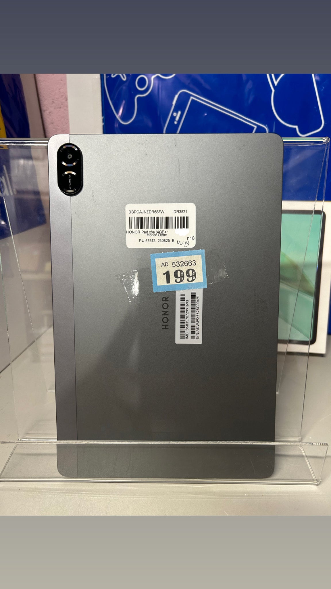 HONOR Pad x8a 128GB 11" Grey